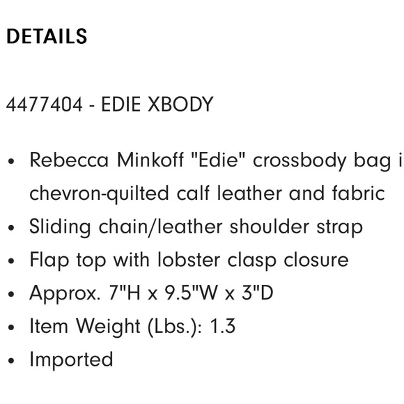 REBECCA MINKOFF BAG - Picture 14 of 14